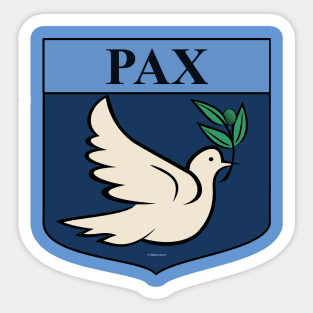 Pax (Peace) Sticker